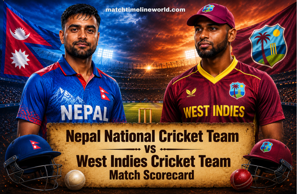 Nepal National Cricket Team vs West Indies Cricket Team Match Scorecard
