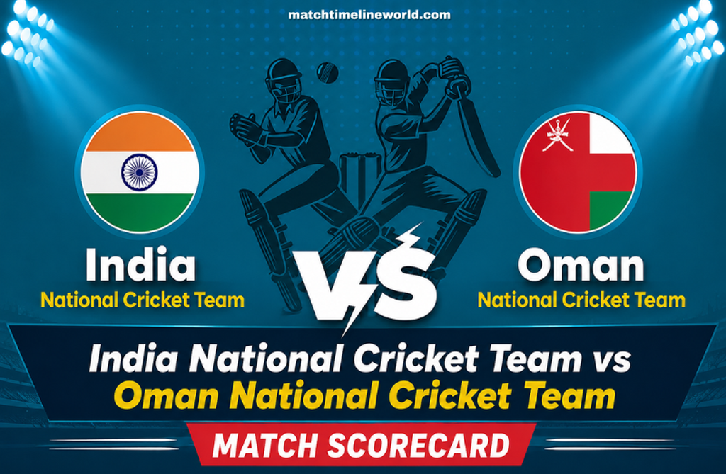 India National Cricket Team vs Oman National Cricket Team Match Scorecard