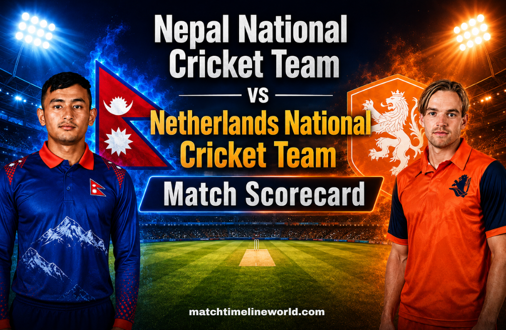 Nepal National Cricket Team vs Netherlands National Cricket Team Match Scorecard