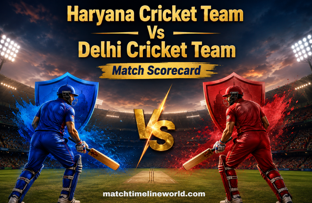 Haryana Cricket Team Vs Delhi Cricket Team Match Scorecard
