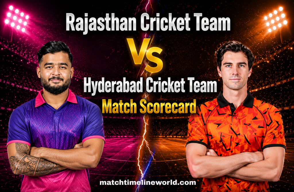 Rajasthan Cricket Team Vs Hyderabad Cricket Team Match Scorecard