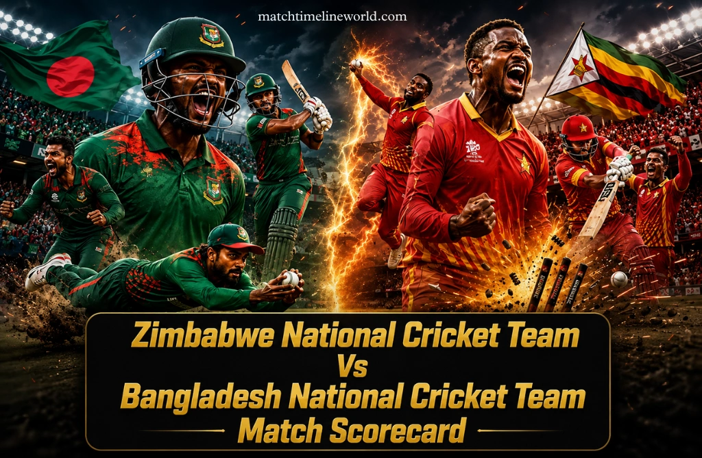 Zimbabwe National Cricket Team Vs Bangladesh National Cricket Team Match Scorecard