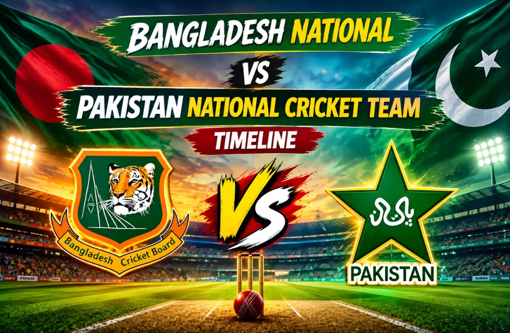 Bangladesh National Cricket Team Vs Pakistan National Cricket Team Timeline