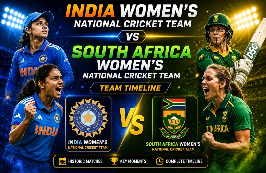 india women's national cricket team vs south africa women's national cricket team timeline