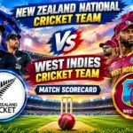 New Zealand National Cricket Team Vs West Indies Cricket Team Match Scorecard
