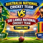 australia national cricket team vs sri lanka national cricket team timeline
