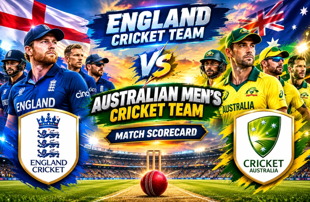 england cricket team vs australian men’s cricket team match scorecard