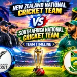 new zealand national cricket team vs south africa national cricket team timeline