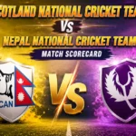 scotland national cricket team vs nepal national cricket team match scorecard