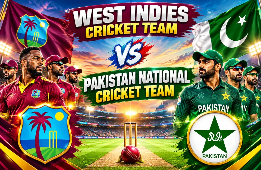 west indies cricket team vs pakistan national cricket team timeline