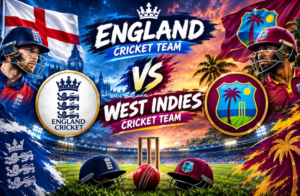 england cricket team vs west indies cricket team timeline