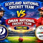 scotland national cricket team vs oman national cricket team timeline